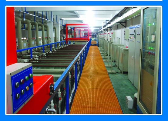 Linea di placcatura automatizzata barilotto d'attaccatura, linea di placcatura dello zinco