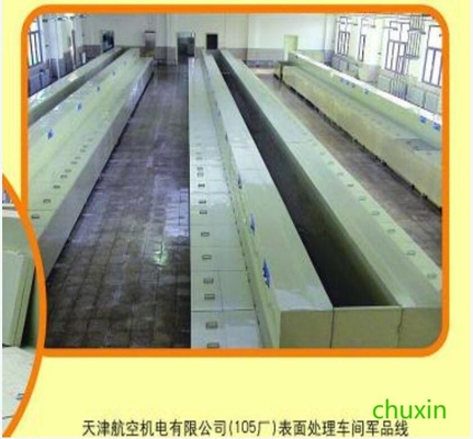 Tianjin Aviation 105 Plant Multi-plating Bell Surface Treatment Line di produzione