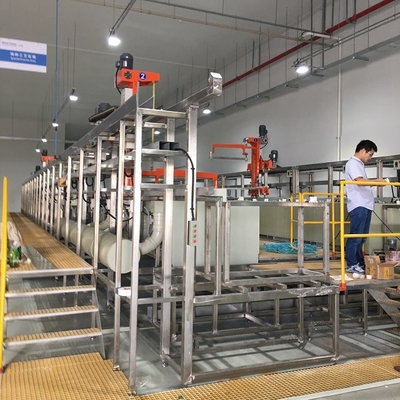 Linea placcante d'attaccatura attrezzatura di placcatura automatica del barilotto di trattamento di superficie