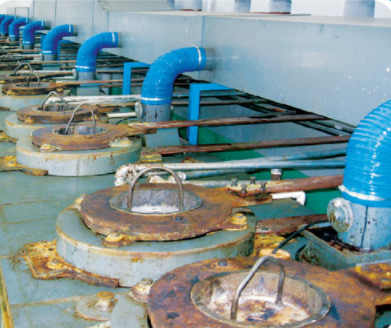 Linea di produzione di cromo rigido a pistoni a anello di rivestimento a sospensione automatica