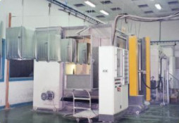 Attrezzatura di spruzzatura della polvere elettrostatica di placcatura del barilotto automatica