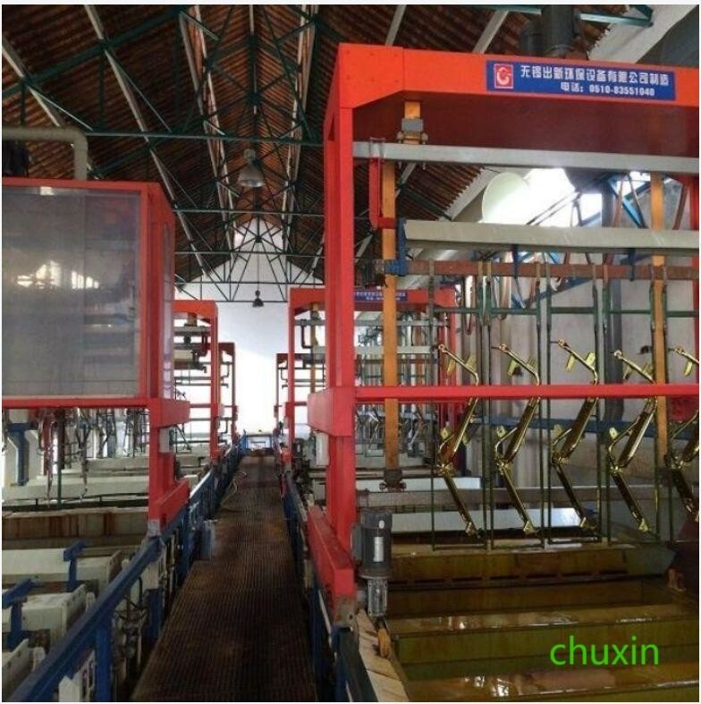 Linea di produzione placcante dell'OEM ferrovia bassa del cromo del nichel alta e quattro strati